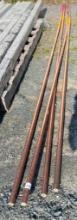4 PCS OF COPPER PIPE 1 IN x 12 FT --- SOME DAMAGED