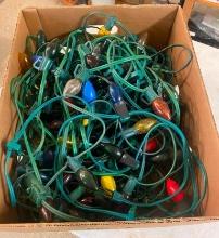 BOX OF CHRISTMAS LIGHTS