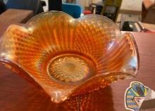 CARNIVAL GLASS DISH