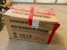 NEW OVER THE RANGE SAMSUNG MICROWAVE