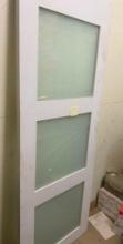 30 INCH INTERIOR DOOR WITH THE GLASS CRACKED