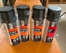 3 FIREBLOCK POLYURETHANE FOAM SEALANT AND 1 BLACK POLYURETHANE FOAM SEALANT