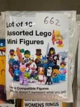 LOT OF 10 ASSORTED LEGO MINI FIGURES
