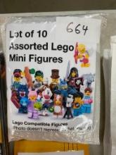 LOT OF 10 ASSORTED LEGO MINI FIGURES