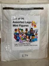 LOT OF 25 ASSORTED LEGO MINI FIGURES
