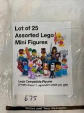 LOT OF 25 ASSORTED LEGO MINI FIGURES