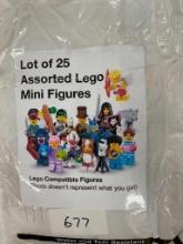 LOT OF 25 ASSORTED LEGO MINI FIGURES