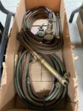 BOX LOT OF CUTTING TORCH ACCESSORIES