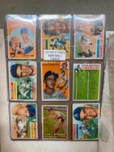 LOT OF 9 OF 1950s BASEBALL CARDS
