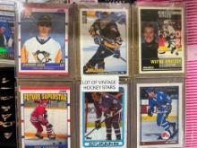 LOT OF VINTAGE HOCKEY STARS