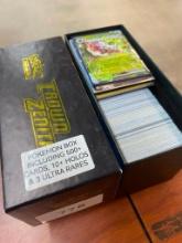 POKEMON BOX INCLUDING 500+ CARDS, 10+ HOLOS, AND 3 ULTRA RARES