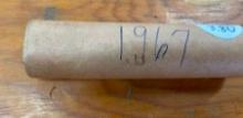 ROLL OF 1967 US PENNIES