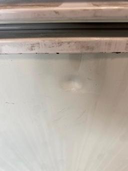 33 x 32.5 x 21.5 INCH DANBY FREEZER --- (FRONT HAS SOME DINGS)