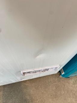 33 x 32.5 x 21.5 INCH DANBY FREEZER --- (FRONT HAS SOME DINGS)
