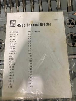POWERFIST 45PC TAP AND DIE SET