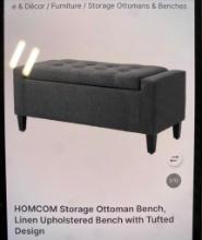 STORAGE OTTOMAN BENCH