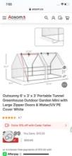 6FT X 3FT X 3FT PORTABLE TUNNEL GREENHOUSE