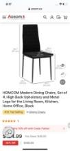 4 MODERN DINING CHAIRS