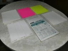 BOX LOT OF ADHESIVE LABELS