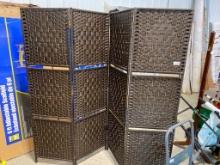 LARGE PRIVACY SCREEN --- ALSO HAS 2 SHELVES WITH THE OPTION TO USE AS GARDEN SHELVING