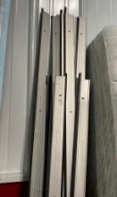 APPROX. 12 PCS OF FLOOR DIVIDER PLATES, 6 FT LONG