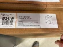 24 INCH WHITE BASE CABINET