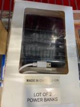2 POWER BANKS