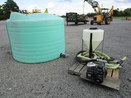 1500 Gal Tank, Pump & Applicator Tank