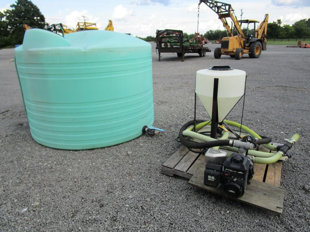 1500 Gal Tank, Pump & Applicator Tank