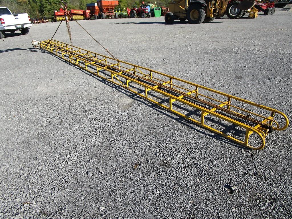 Yellow Hay Elevator W/ Motor