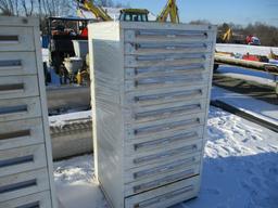 13 Drawer Parts Cabinet
