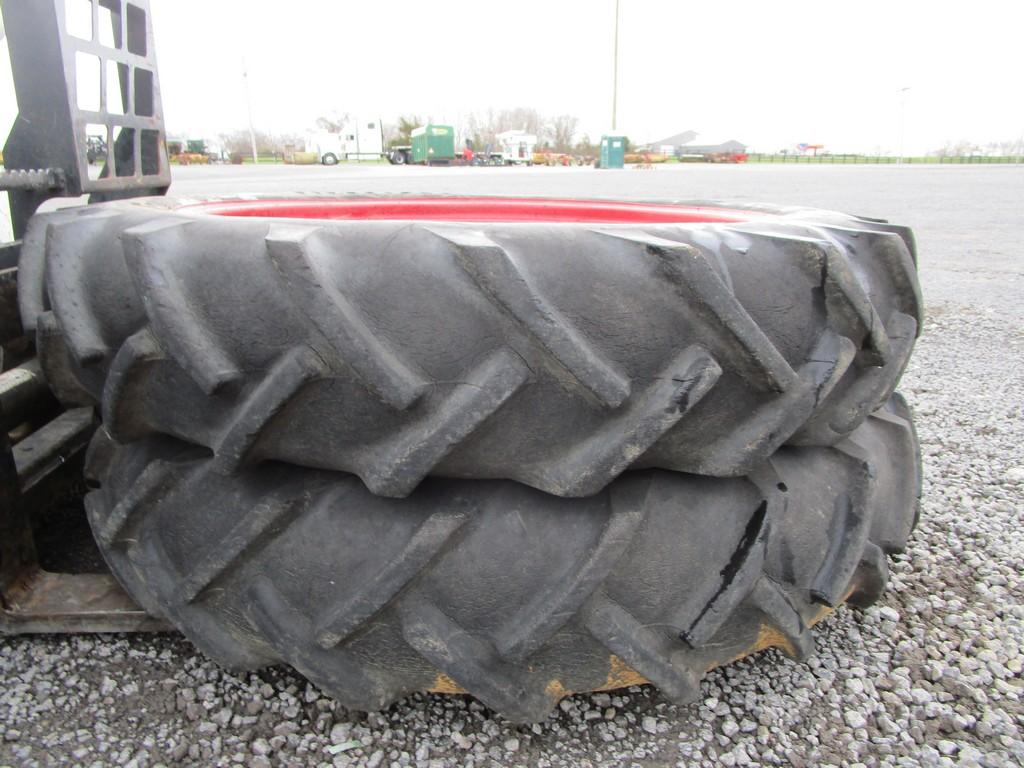 10-38 Firestone Ag Tires and Rim Pair