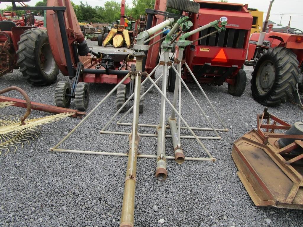 3 IRRIGATION GUNS W/ STANDS