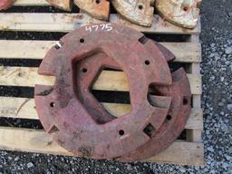 PAIR IH WHEEL WEIGHTS