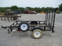 5'X8' BUMPER TRAILER W/ LAWN GATE