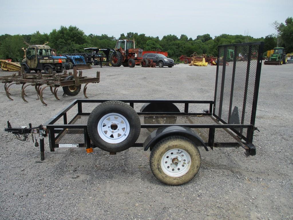 5'X8' BUMPER TRAILER W/ LAWN GATE