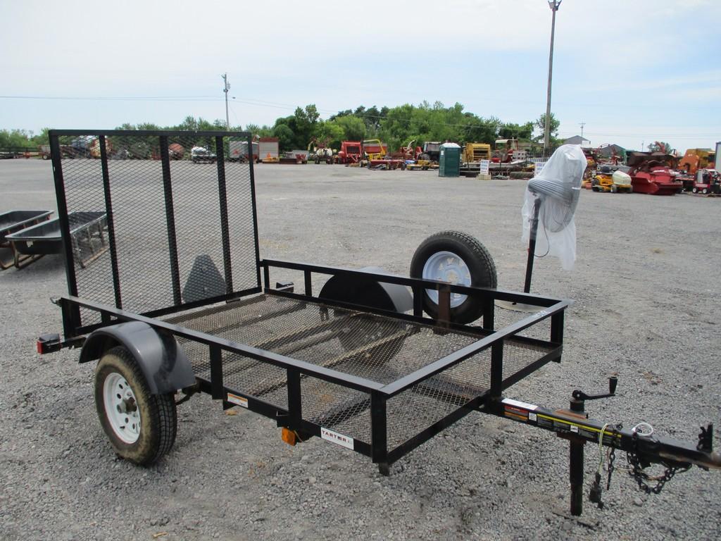 5'X8' BUMPER TRAILER W/ LAWN GATE