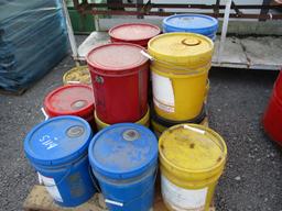 MISC 5 GALLON BUCKET AND CONTENTS