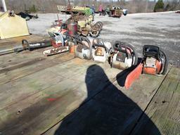 PARTS CHAINSAWS + POLE SAW