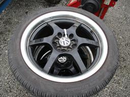 4) 225-45 R17 VW TIRES