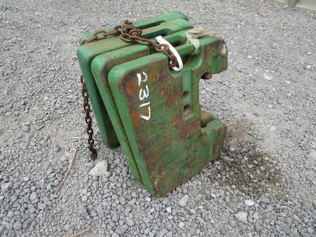 4) JOHN DEERE TRACTOR WEIGHTS
