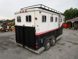 TRACER 3 HORSE SLANT GOOSENECK TRAILER