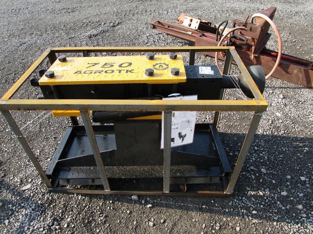 AGT 750-PZ DROP HAMMER SS POST DRIVER