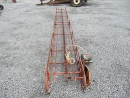 MODERN MILL 18" HAY ELEVATOR W MOTOR