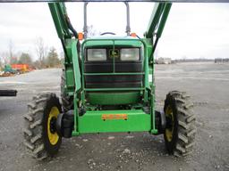 JOHN DEERE 4400 TRACTOR W JD 430 LOADER