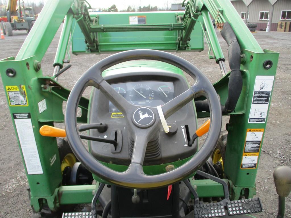 JOHN DEERE 4400 TRACTOR W JD 430 LOADER