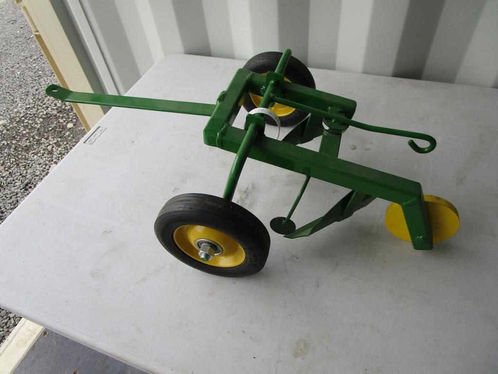GREEN PEDAL TRACTOR PLOW