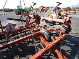 HESSTON 2240 WING FOLD FIELD CULTIVATOR W HARROW