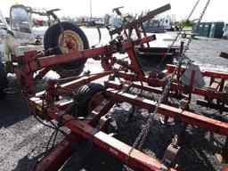 HESSTON 2240 WING FOLD FIELD CULTIVATOR W HARROW