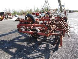 HESSTON 2240 WING FOLD FIELD CULTIVATOR W HARROW